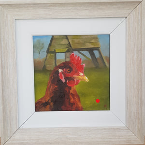 Poppy -  Original Framed Oil Painting