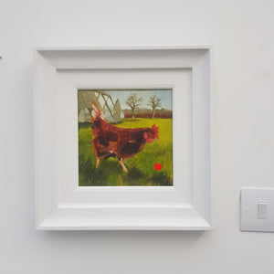 Poppy -  Original Framed Oil Painting