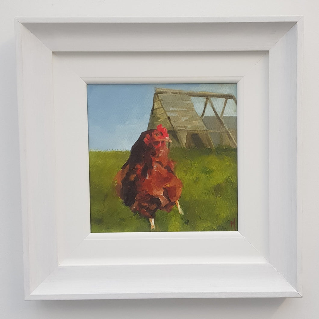 Poppy -  Original Framed Oil Painting